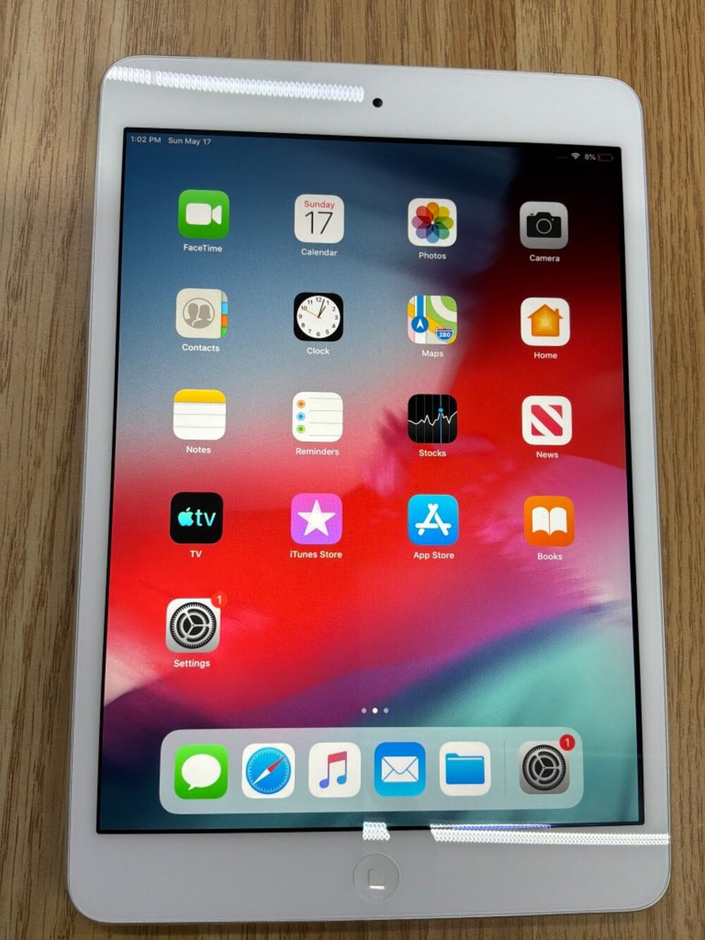 Apple iPad Mini 2 32GB Wi-Fi + Cellular 7.9” AT&T Silver Tested